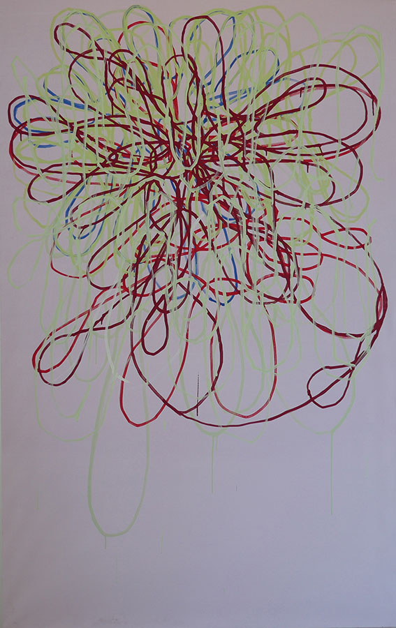 Stor rosa surr, 110 x175 cm