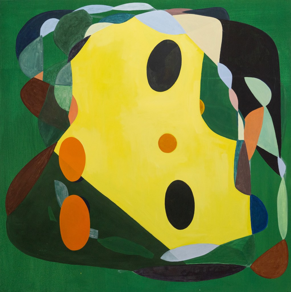 Halsband 2, akryl, 95x95 cm